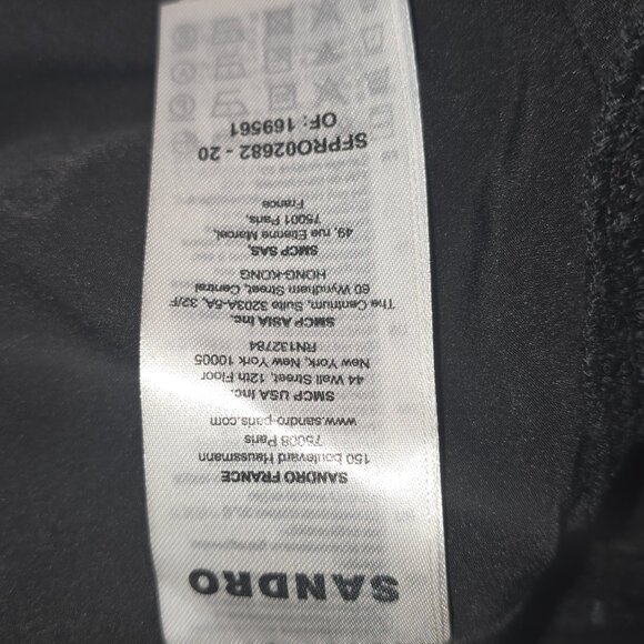 Sandro Ross Tweed Mini Dress in Black, Various sizes, NWT - Picture 6 of 7